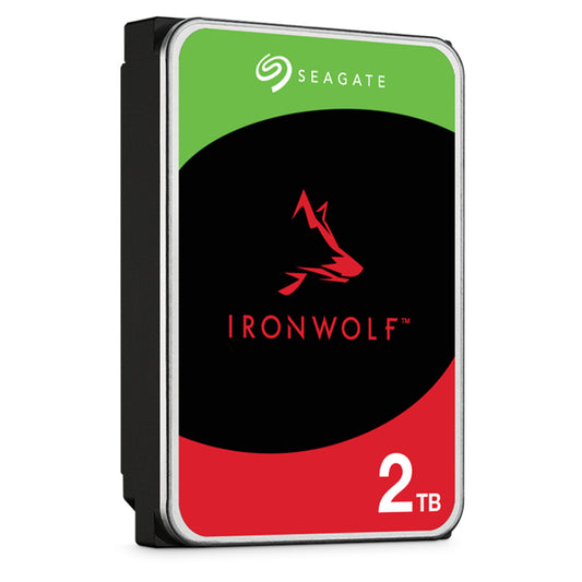 Seagate IronWolf 2TB SATA 3.5" 5400RPM 256MB NAS Internal HDD (3 Years Warranty)