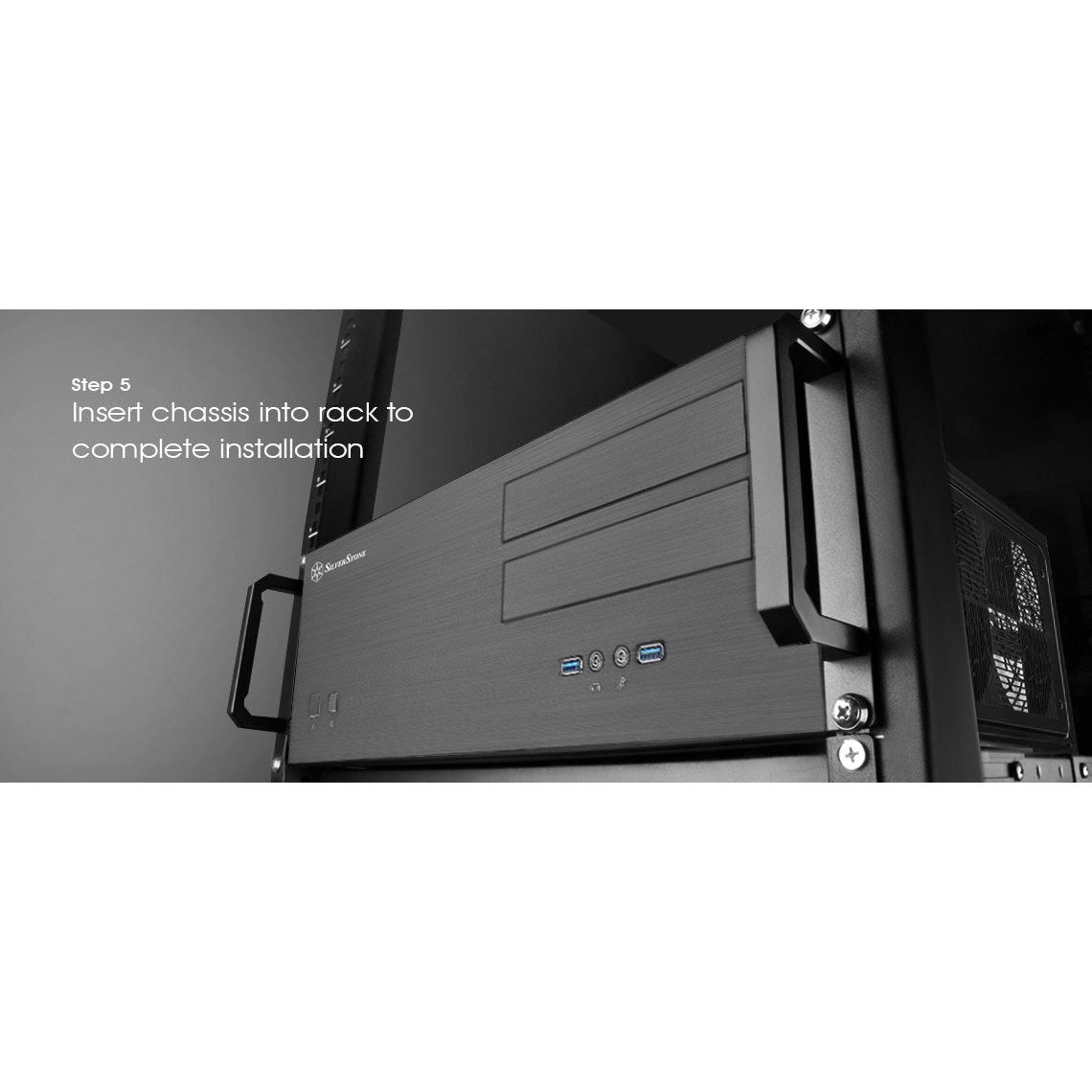 SilverStone GD08 Grandia ATX HTPC STT-GD08B Desktop Case Computer Chassis (Black)