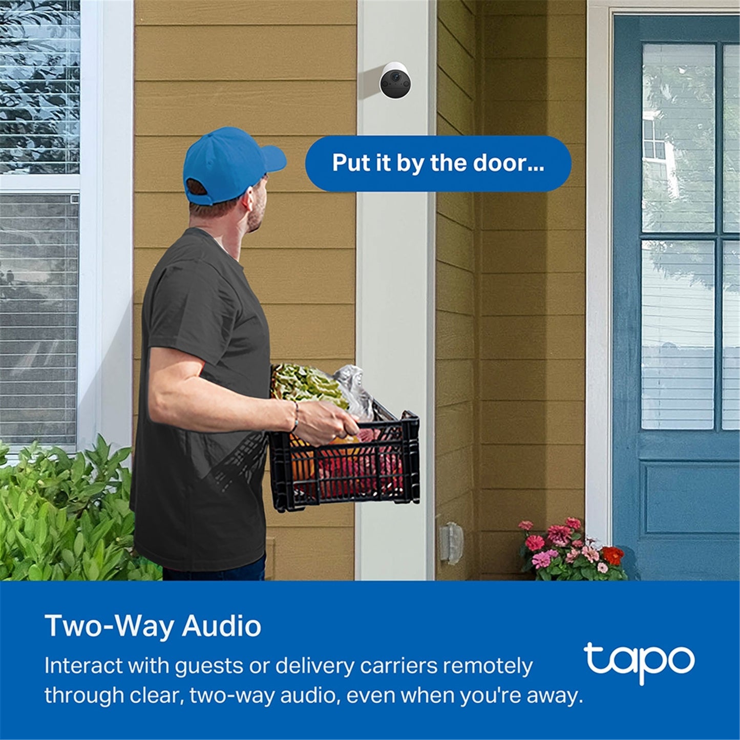 TP-Link Tapo C410 2K/3MP Outdoor Wi-Fi Home Security Camera Wire-Free (2 Pack)