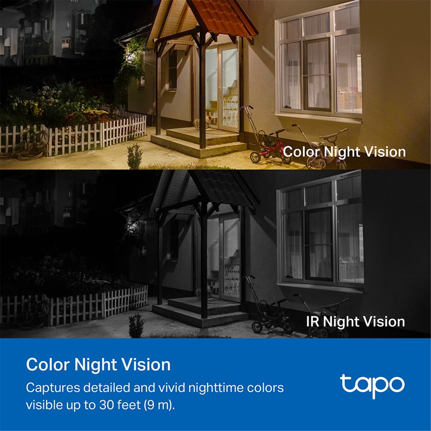 TP-Link Tapo C410 2K/3MP Outdoor Wi-Fi Home Security Camera Wire-Free (4 Pack)