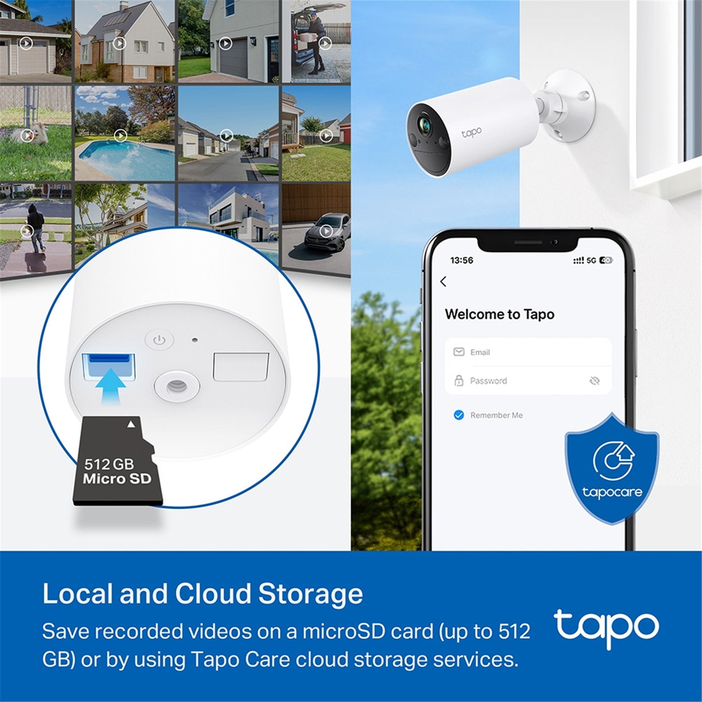 TP-Link Tapo C410 2K/3MP Outdoor Wi-Fi Home Security Camera Wire-Free (4 Pack)
