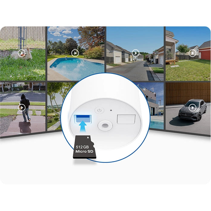 TP-Link Tapo C410 2K/3MP Outdoor Wi-Fi Home Security Camera Wire-Free (4 Pack)