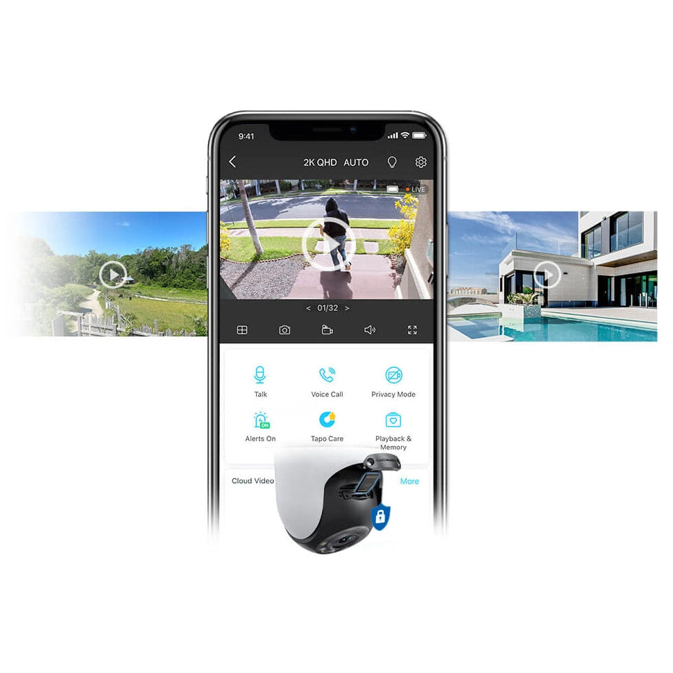 TP-Link Tapo C520WS 2K+/4MP Outdoor Pan/Tilt Wi-Fi Home Security Camera