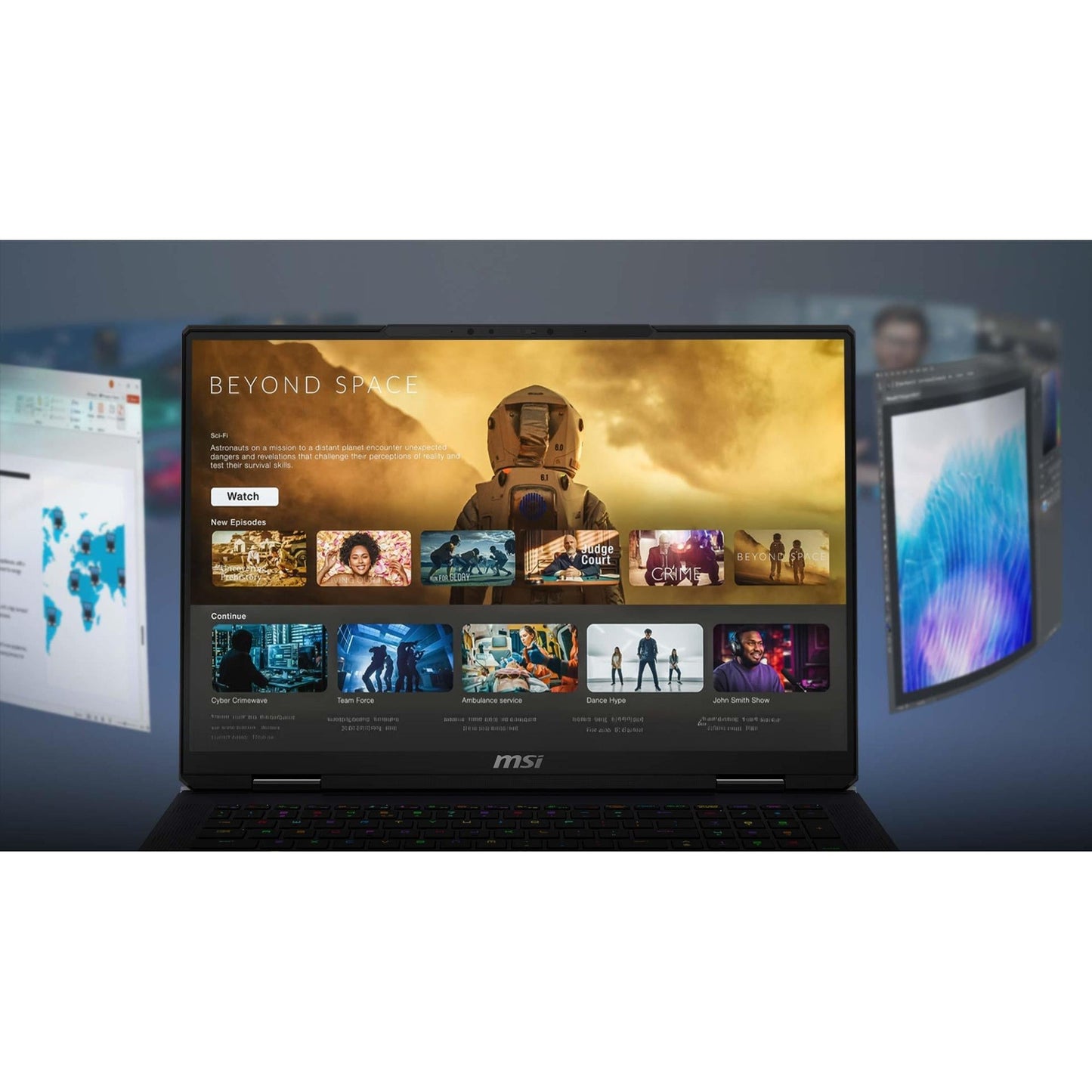 MSI Titan 18 HX AI 18" | UHD+ 3840x2400 | Mini LED | 120Hz IPS | Nvidia Geforce RTX 5080 | Gaming Laptop