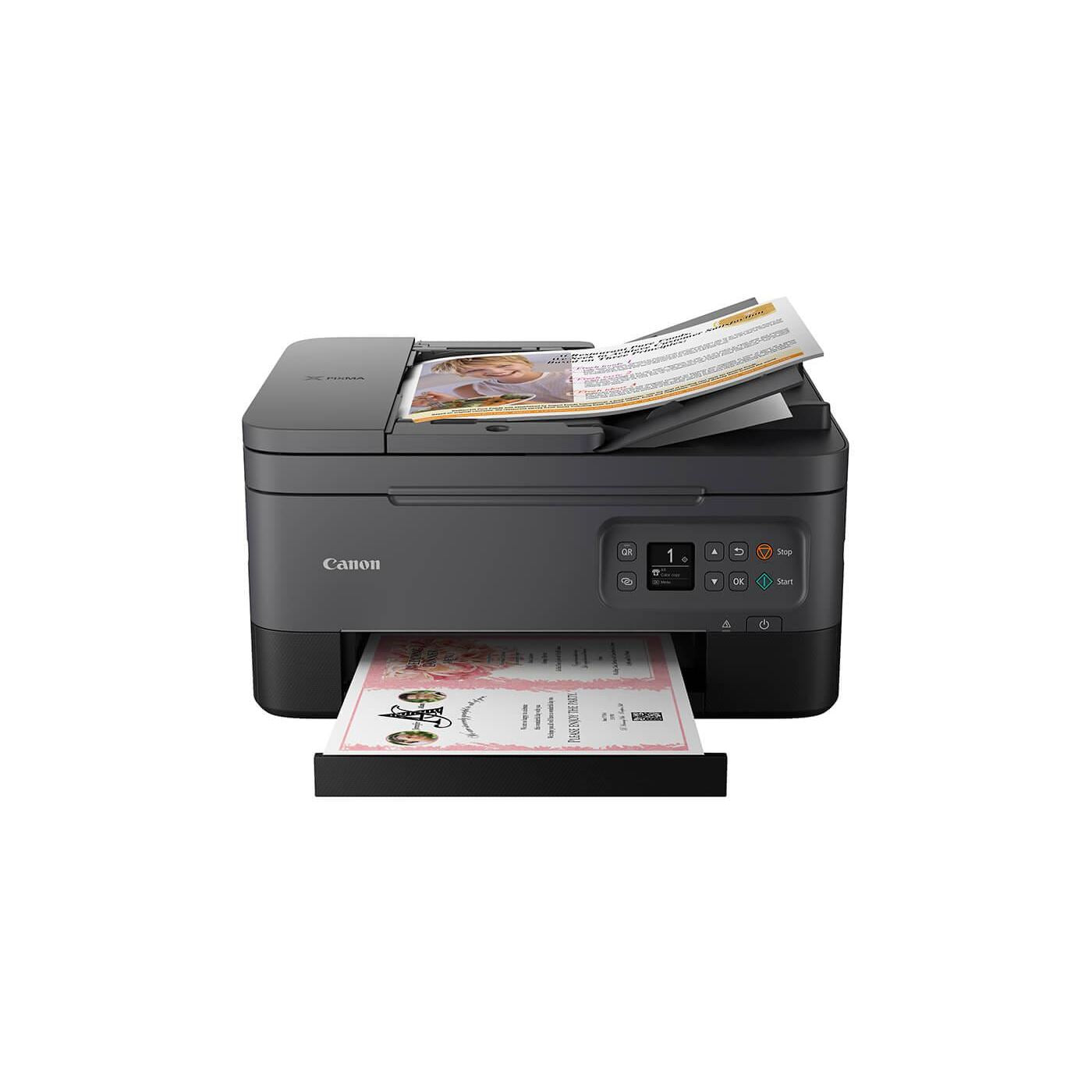 Canon PIXMA TR7060 TR7060A Inkjet MFC Multifunction Printer with ADF (Black)