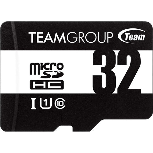 TeamGroup Team Micro SDHC 32GB UHS-I U1 C10 Class 10 Memory Card Black-White