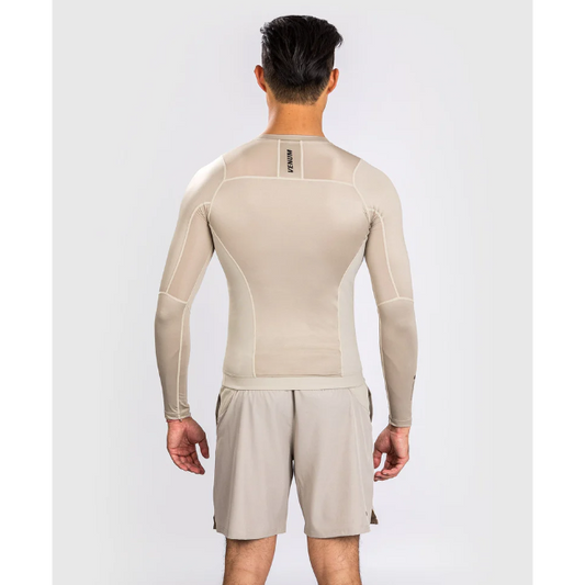 Venum G-Fit Air Rashguard Long Sleeve - Sand - Large (L)
