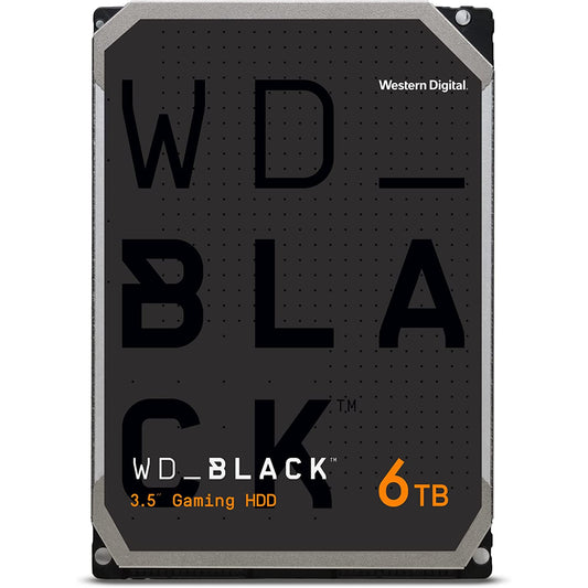 WD Black Edition 6TB 256MB SATA3 3.5" 7200rpm Internal HDD (5 Years Warranty)
