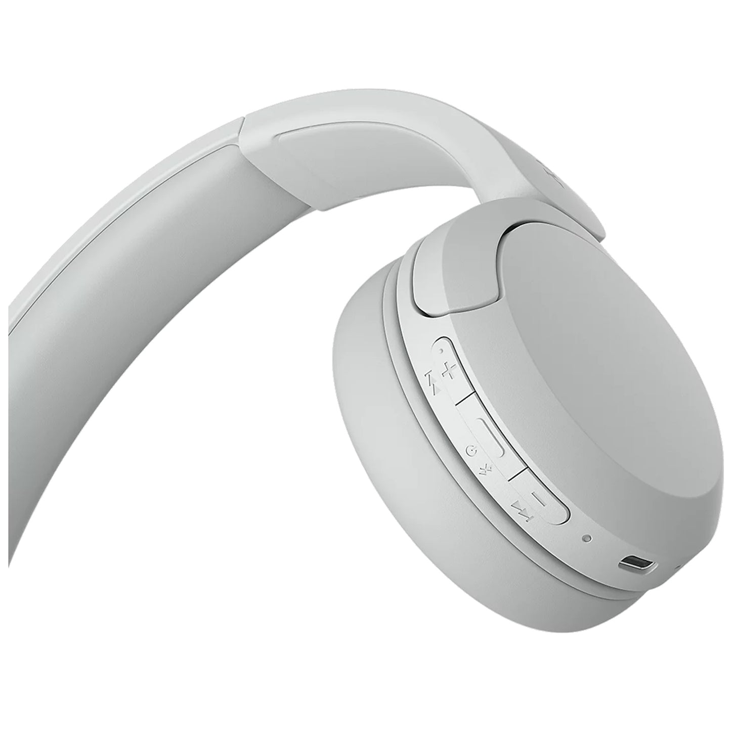 Sony WH-CH520W Wireless On-Ear Bluetooth Headphones (White)