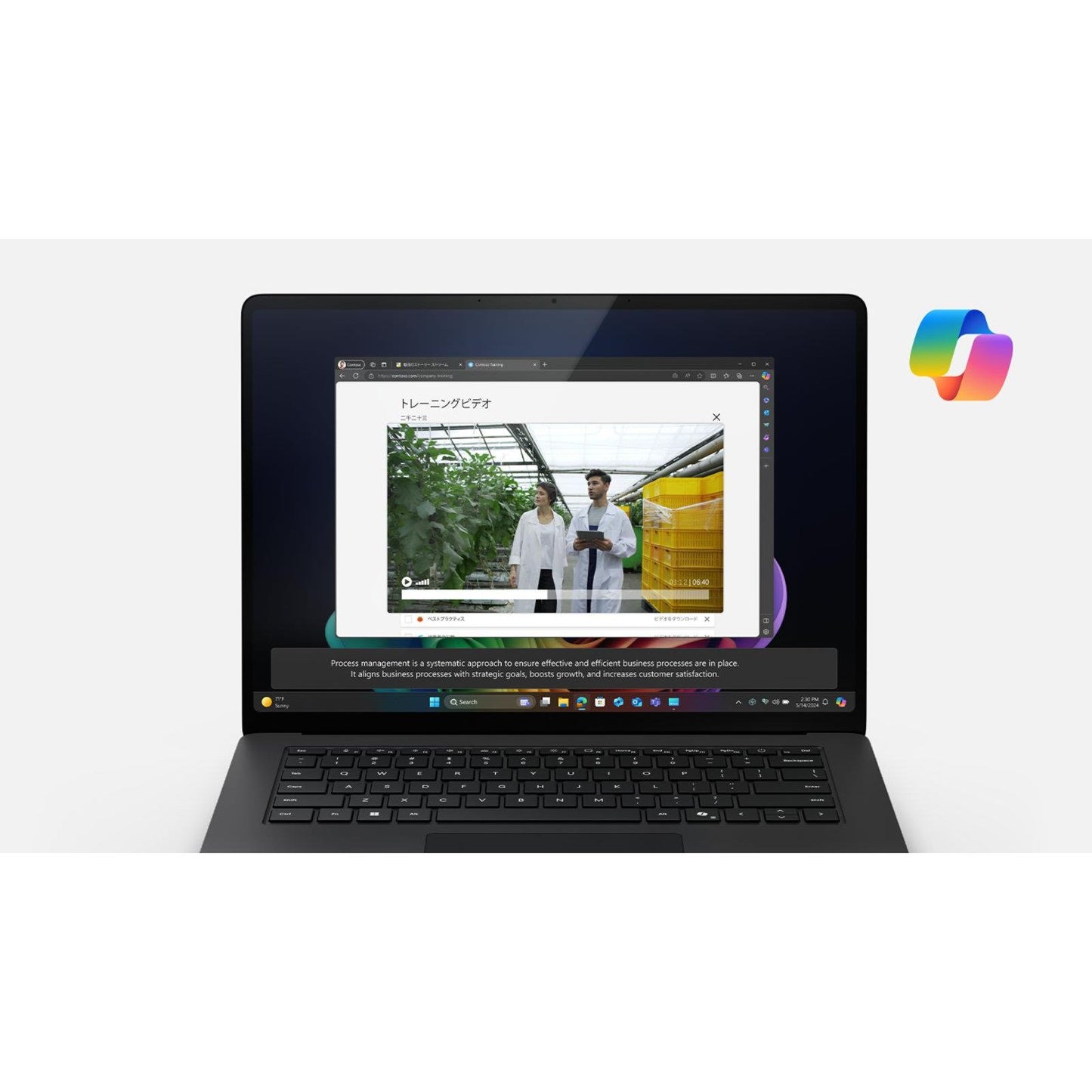 Microsoft Surface 13.8" Touch (7th Edition) for Business | Qualcomm Adreno GPU | Copilot+ PC | Laptop (Platinum)