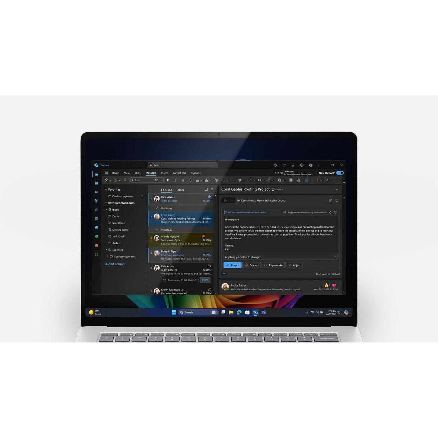 Microsoft Surface 13.8" Touch (7th Edition) for Business | Qualcomm Adreno GPU | Copilot+ PC | Laptop (Platinum)