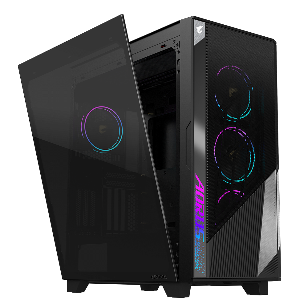 Gigabyte Aorus AC500 Glass Chassis E-ATX Mid-Tower PC Case GB-AC500G ST