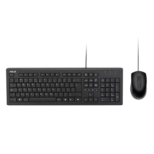 Asus U2000 Wired Keyboard & Mouse (Black) - Designed for Windows 11 with Copilot Support