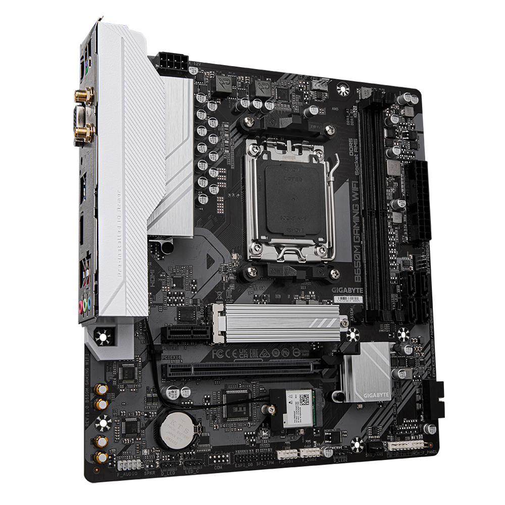Gigabyte B650M Gaming WIFI mATX Motherboard (AMD AM5 Socket)