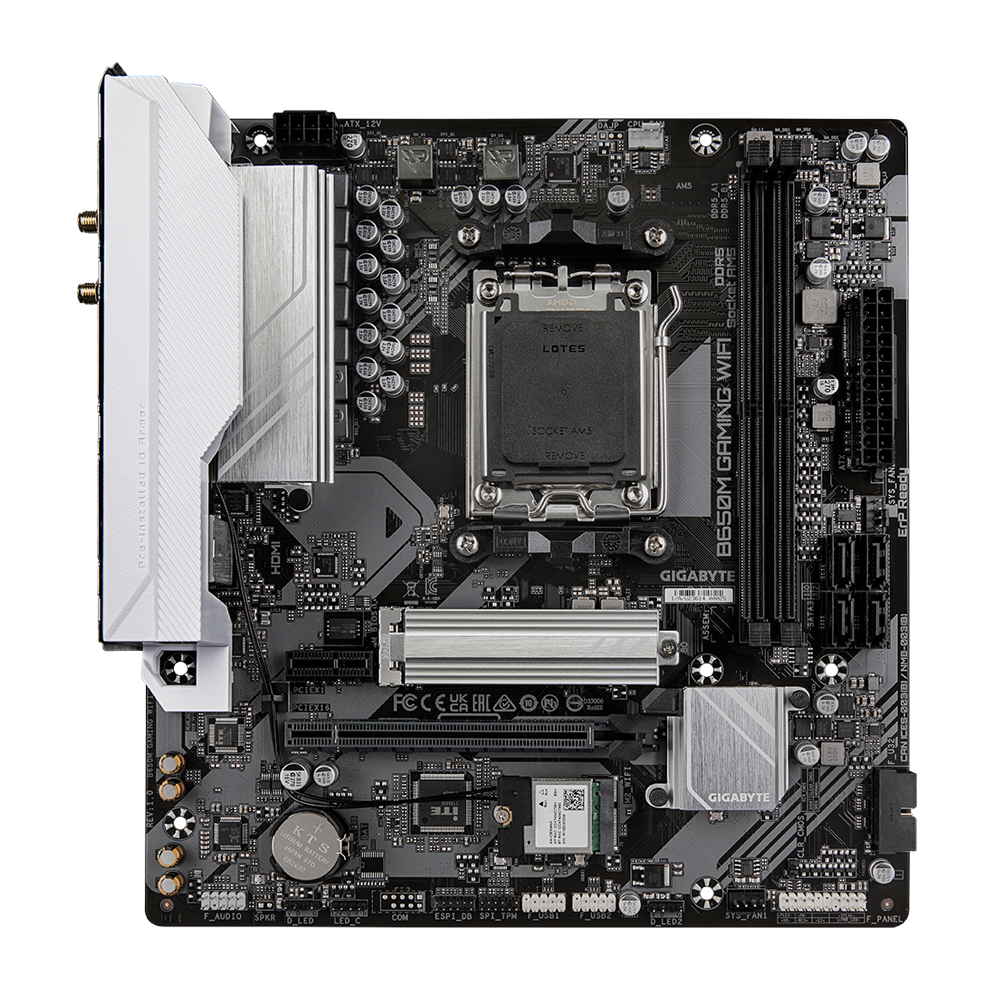 Gigabyte B650M Gaming WIFI mATX Motherboard (AMD AM5 Socket)