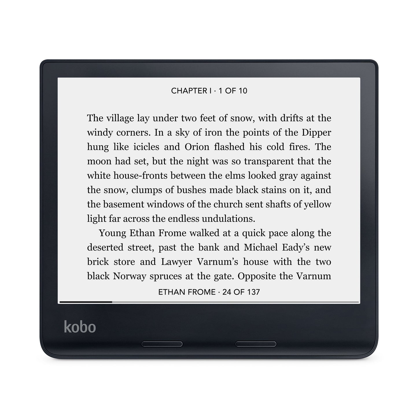 Kobo Sage 8" eReader | HD 32GB Carta Display Touchscreen & Comfort Light (Black)