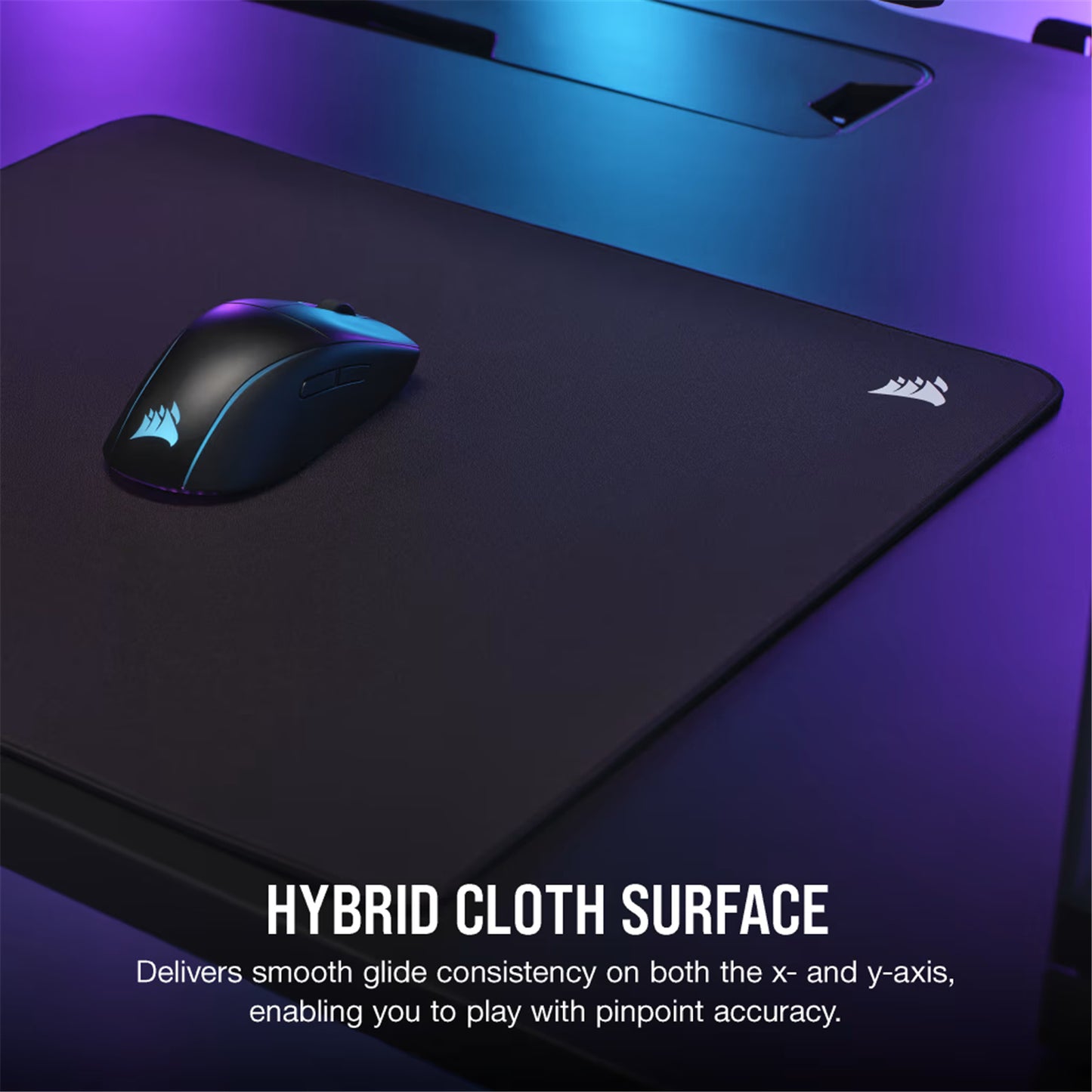 Corsair MM500 V2 Hybrid Cloth Gaming Mouse Pad - Large