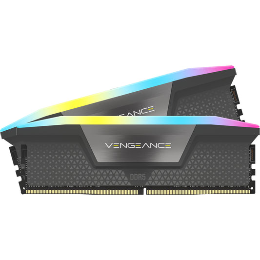 Corsair Vengeance RGB 32GB 2x16GB 5600MT/s DDR5 DIMM 36-36-36-76 Cool Grey Heat Spreader RGB LED
