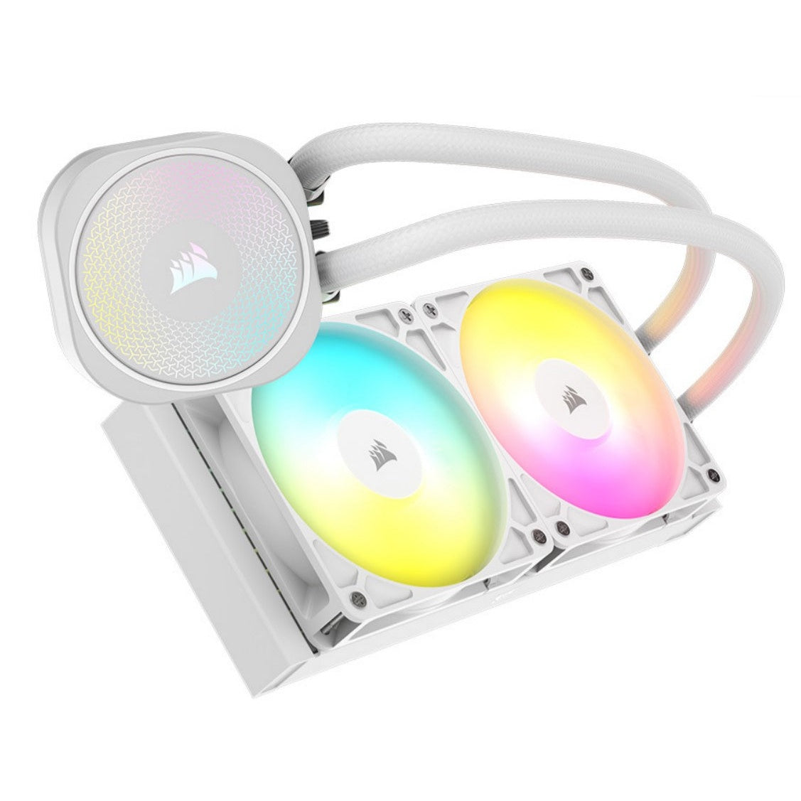 Corsair Nautilus 240 ARGB Radiator Liquird CPU Cooler - 240mm White