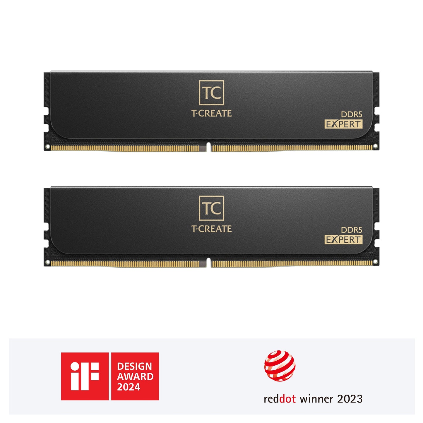 Team T-Create Expert 64GB 2x32GB DDR5 6000 Desktop Memory Black