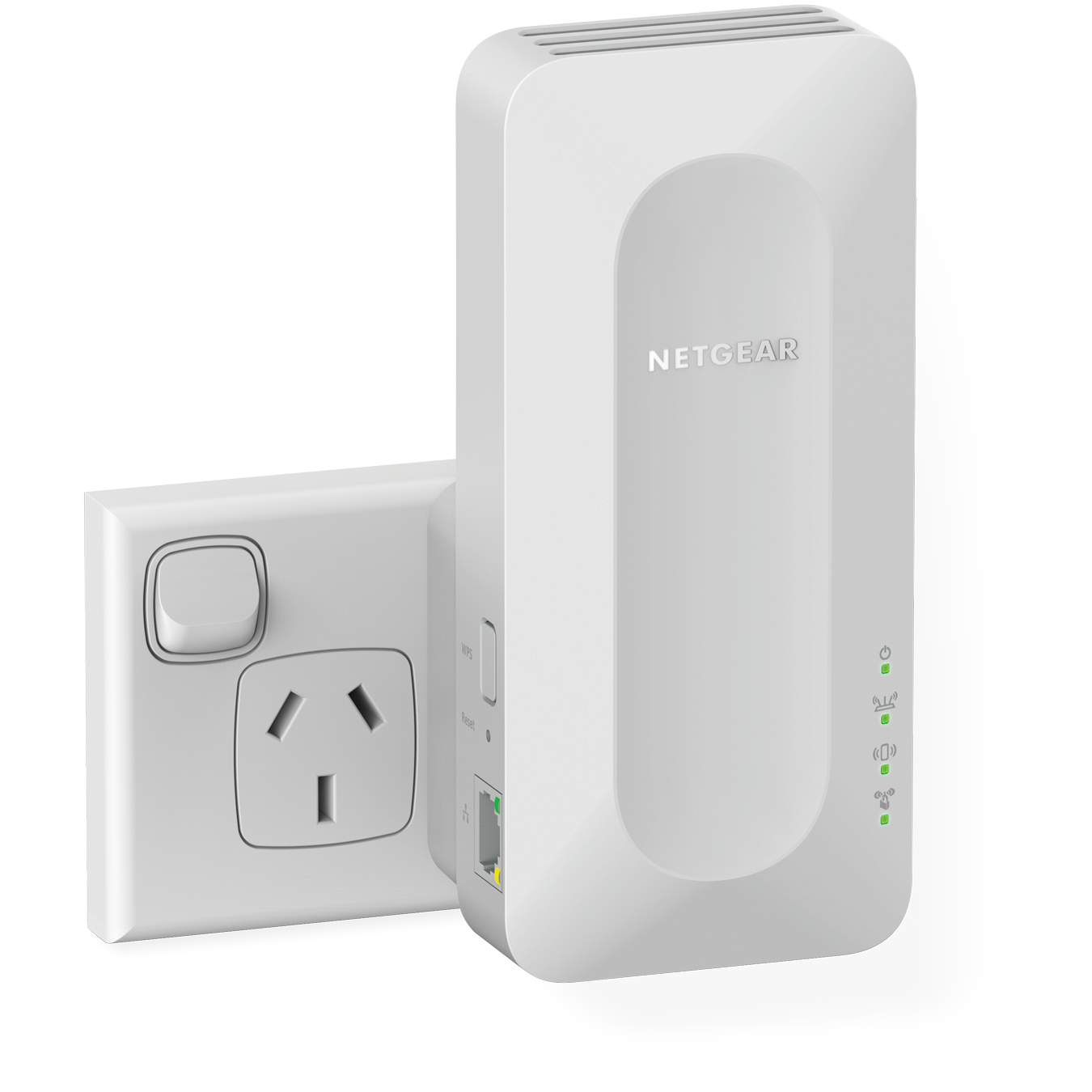 Netgear AX1600 4-Stream WIFI 6 Mesh Extender (EAX12) - Wallplug