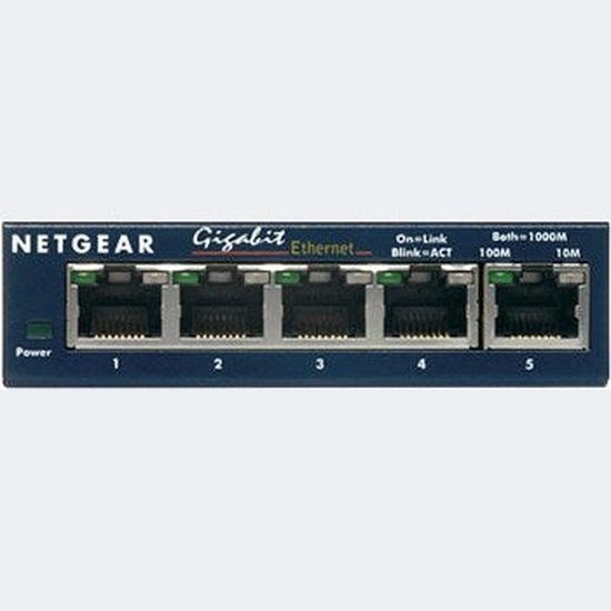 Netgear GS105 Prosafe 5-Port Gigabit Switch