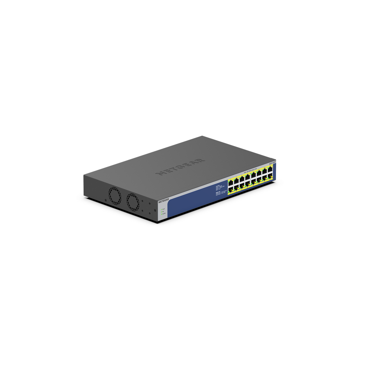 Netgear 16-Port High-Powered POE+ Gigabit Unmanaged Switch 260W POE Budget Prosafe Lifetime Warranty GS516PP