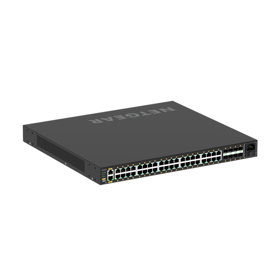 Netgear AV Line M4250-40G8F-POE+ 40x 1G POE+ 480W And 8x SFP Managed Switch GSM4248P