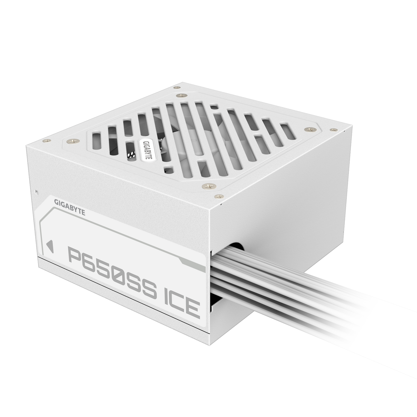 Gigabyte P650SS ICE 650W 80 Plus Silver Power Supply Support Intel ATX 3.0 Standard - White