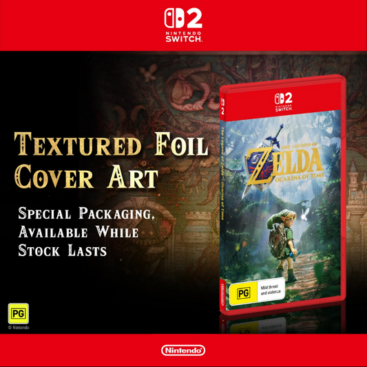 The Legend of Zelda - Ocarina of Time Nintendo Switch 2 - Textured Foil Cover Art - Video Clip