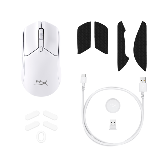 HyperX Pulsefire Haste 2 Mini Wireless Gaming Mouse (White)