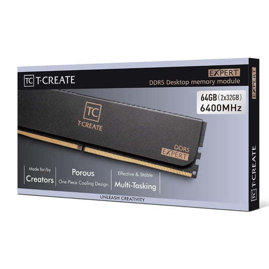 TeamGroup Team T-Create Expert 64GB DDR5 Overclockling Desktop Memory RAM Kit