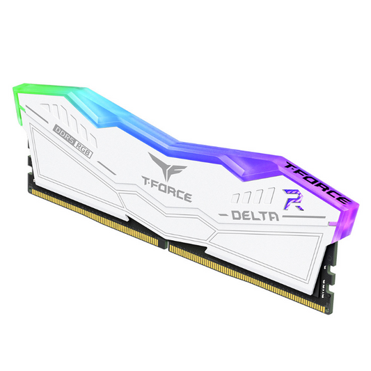 TeamGroup T-Force Delta RGB 32GB 2x16GB 5600Mhz DDR Desktop Memory Heatsink White