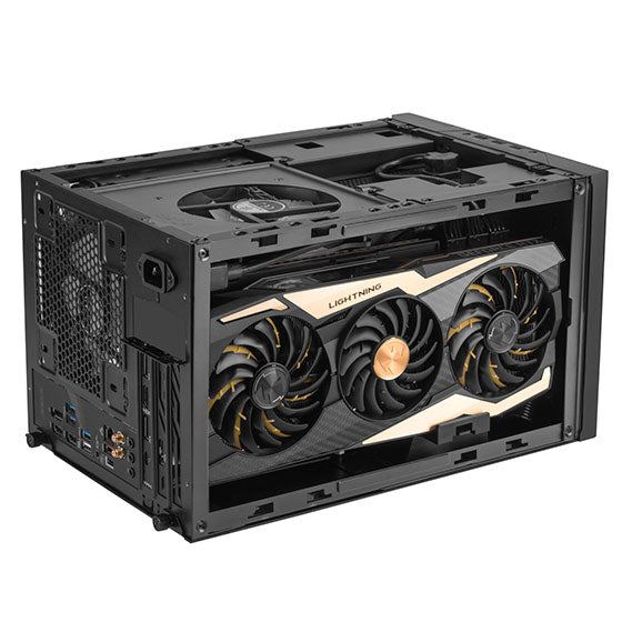 SilverStone Sugo 14 SG14B mini-ITX SFF Tower Case mITX Cube (Black)