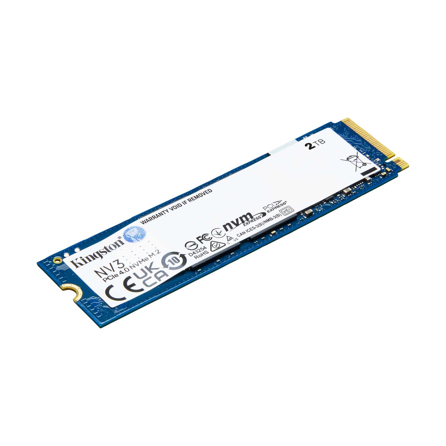 Kingston 2TB NV3 M.2 PCIE 4.0 NVME SSD R/W 6000/5000 MB/s