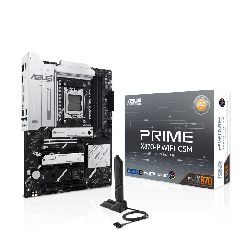 Asus Prime AMD X870-P 192GB DDR5 WIFI-CSM Motherboard