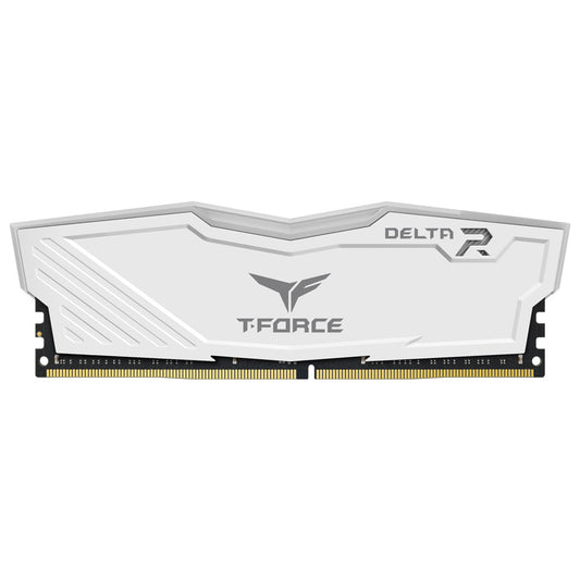 TeamGroup T-Force Delta 32GB (2x16GB) DDR4 3200Mhz CL16 RGB Gaming Memory (White)