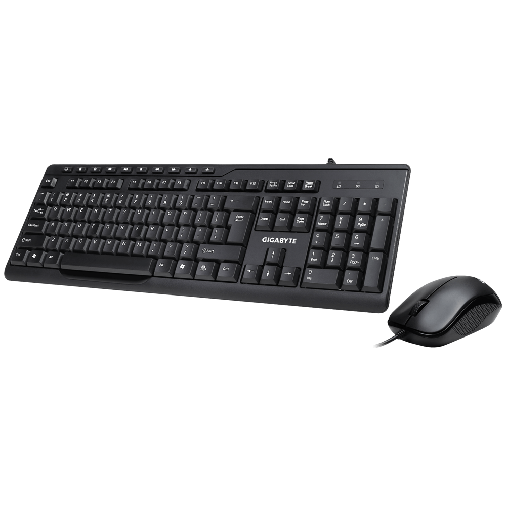 Gigabyte KM6300 USB Keyboard & Mouse Desktop Combo