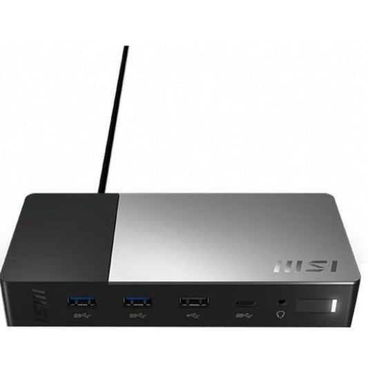 MSI USB-C Docking Station for Notebooks & Laptops | USB3.2 Gen2 / DP | 4k 3840x2160 | 5x USB Port