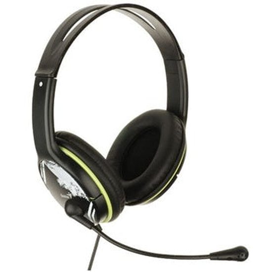 Genius HS-400A Wired Over-Ear PC Headphones - Headset with Boom Mic Black