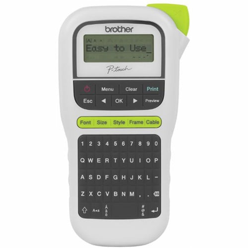 Brother PTH110 Durable P-Touch Label Printer (White)