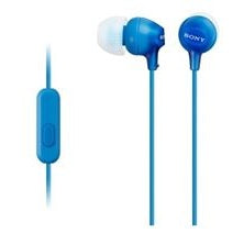 Sony MDR-EX15APLI Wired In-Ear Headphones with Smart Phone Control (Blue)