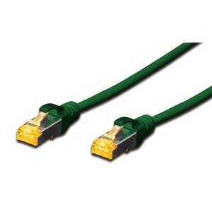 Digitus S-FTP CAT6A Patch Lead - 10M Green