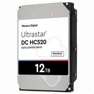 WD Ultrastar DC HC520 12TB SATA 3.5" 7200RPM 256MB NAS HDD