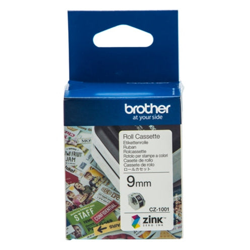 Brother CZ-1001 9mm Printable Roll Cassette