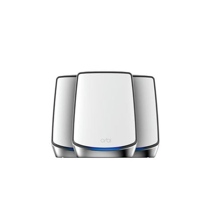 Netgear Orbi AX6000 Tri-Band Mesh WIFI 6 System RKB853 - Router + 2 Satellites (3-Pack)