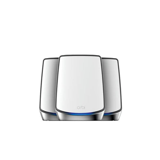Netgear Orbi AX6000 Tri-Band Mesh WIFI 6 System RKB853 - Router + 2 Satellites (3-Pack)