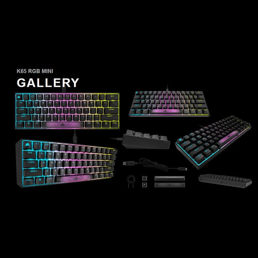 Corsair K65 RGB Mini 60% Mechanical Gaming Keyboard