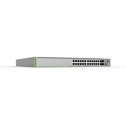Allied Telesis GS980MX/28PSM-40 L3 Lite Switch 20x 10/100/1000-T POE+  4x 100M/1G/2.5G/5G-T POE+ 4x SFP+ Ports 1x Fixed PSU (AU Power Cord)
