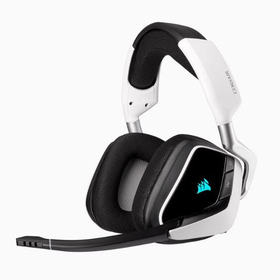 Corsair Void RGB Elite Wireless Premium Gaming Headset with 7.1 Surround Sound White